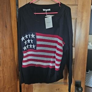 American flag sweater